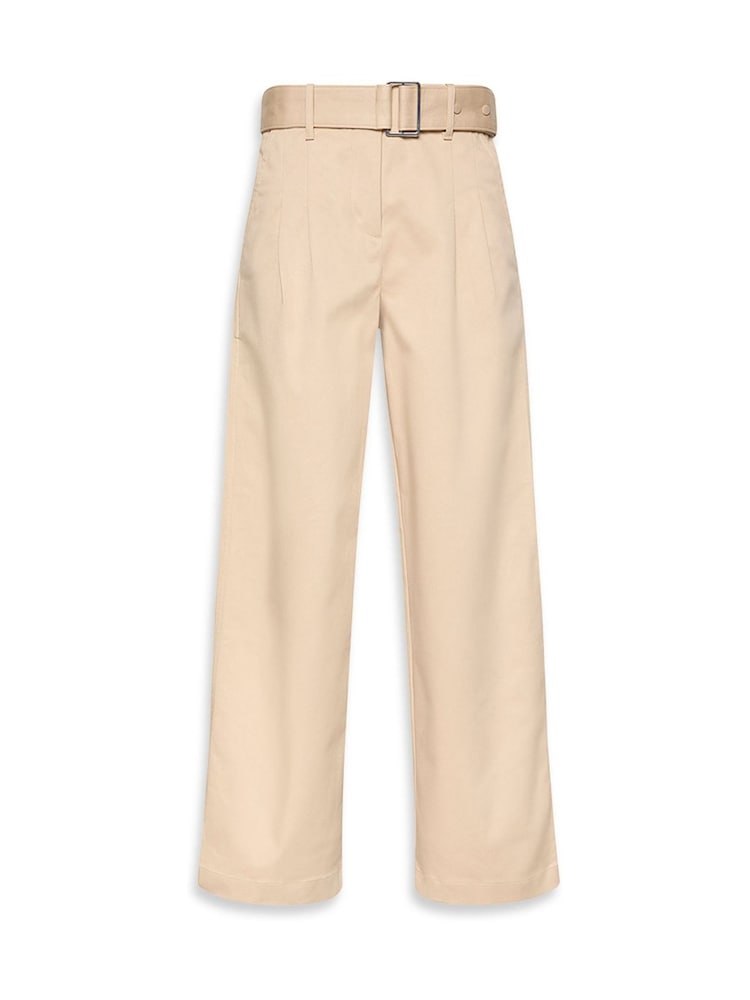 Calvin Klein Cotton Twill Belted Trousers - Imagem 1 de 1