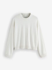 Calvin Klein White Long Sleeve Smooth Logo T-Shirt - Image 1 of 3
