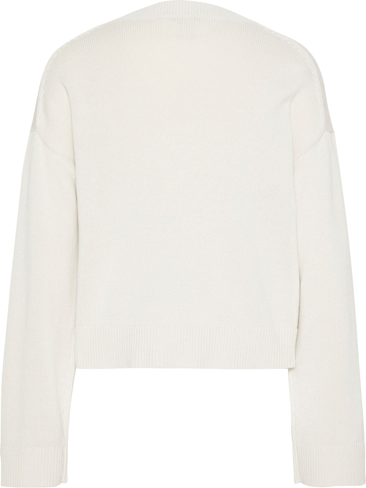 Calvin Klein White Long Sleeve Smooth Logo T-Shirt - Image 3 of 3