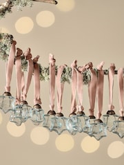 Nkuku Clear Sardi Star Christmas Baubles - Image 3 of 4