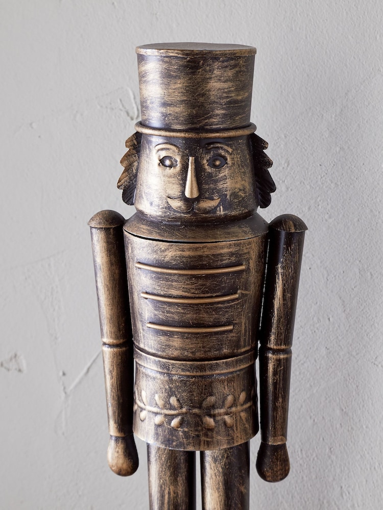 Nkuku Antique Brass Imay Christmas Nutcracker - Image 2 of 6 Nkuku Antique Brass Imay Christmas Nutcracker - Image 2 of 6