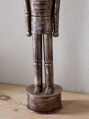 Nkuku Antique Brass Imay Christmas Nutcracker - Image 4 of 6