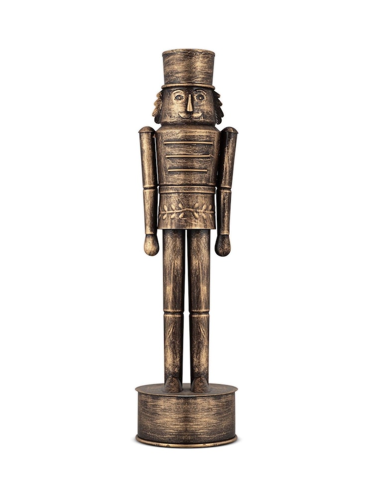 Nkuku Antique Brass Imay Christmas Nutcracker - Image 6 of 6 Nkuku Antique Brass Imay Christmas Nutcracker - Image 6 of 6