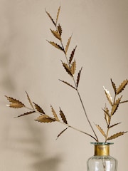 Nkuku Brass San Stem Leaves - Image 2 of 4