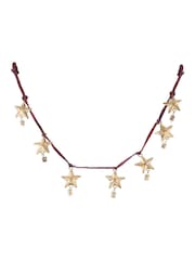 Nkuku Antique Brass Didi Star Christmas Garland - Image 4 of 4