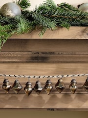 Nkuku Gold Ekiti Bauble Christmas Garland - Image 4 of 5