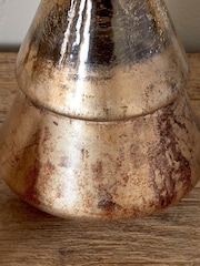Nkuku Gold Crackle Konara Glass Christmas Tree - Image 4 of 6