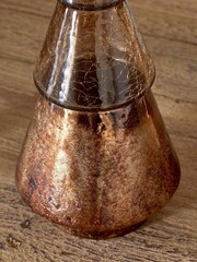 Nkuku Gold Crackle Konara Glass Christmas Tree - Image 5 of 6