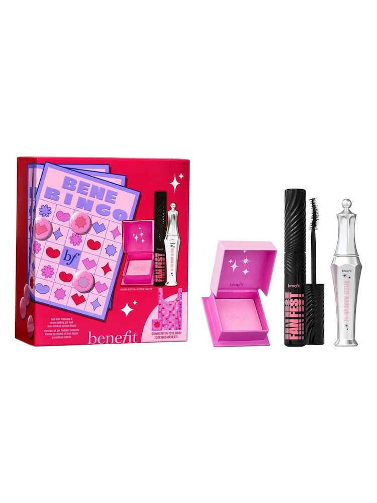Benefit Benebingo Mascara, Brow and Limited Edition Blush Make-Up Gift Set Worth £69.50 - Image 1 of 6