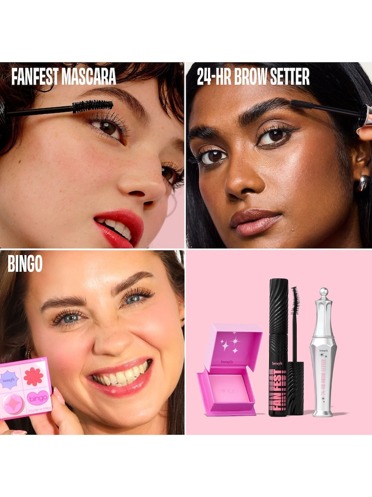 Benefit Benebingo Mascara, Brow and Limited Edition Blush Make-Up Gift Set Worth £69.50 - Image 2 of 6