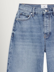 ANINE BING Blue Fritz Straight Jeans - Image 6 of 6