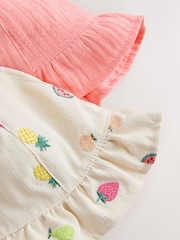 Bright Fruit Embroidered Baby Bucket Hats 2 Pack (0mths-2yrs) - Image 4 of 5