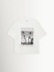 ANINE BING White Louis Bing Tour Graphic Tee - Image 3 of 3