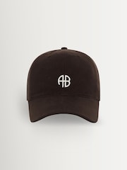ANINE BING Brown Wool Jeremy Baseball Cap - Image 1 of 1