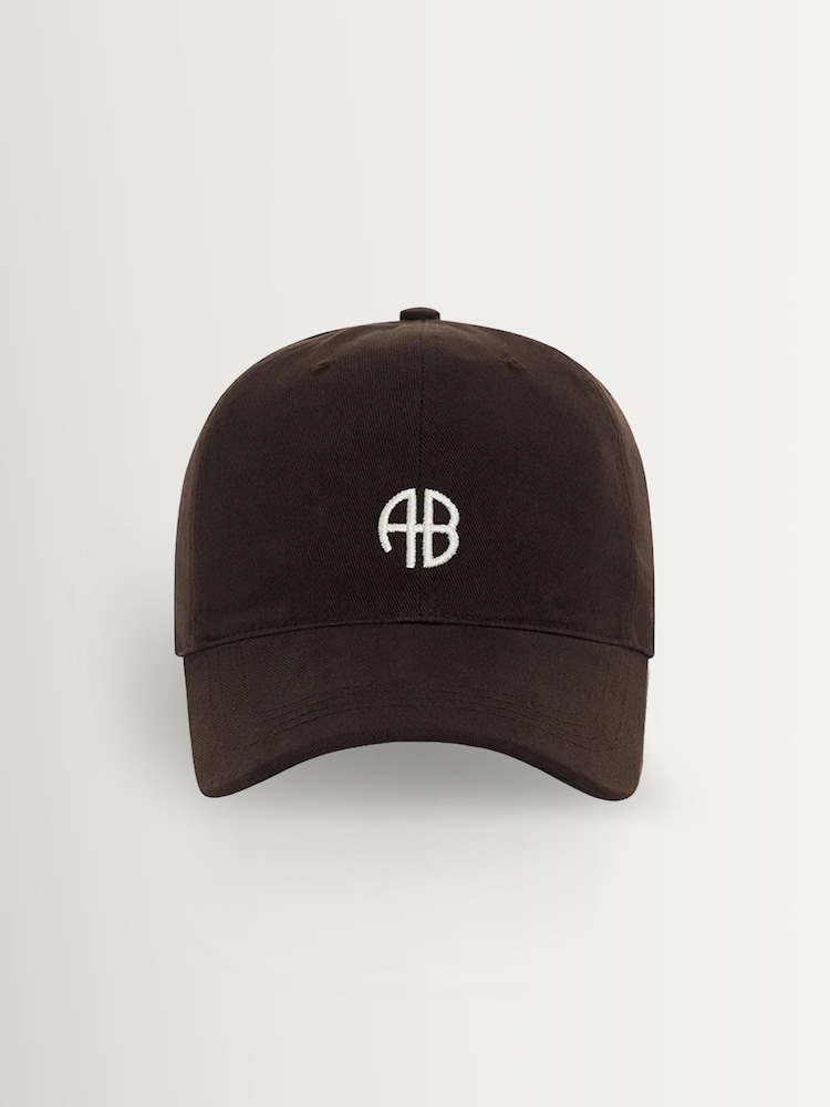 ANINE BING Brown Wool Jeremy Baseball Cap - Image 1 of 1