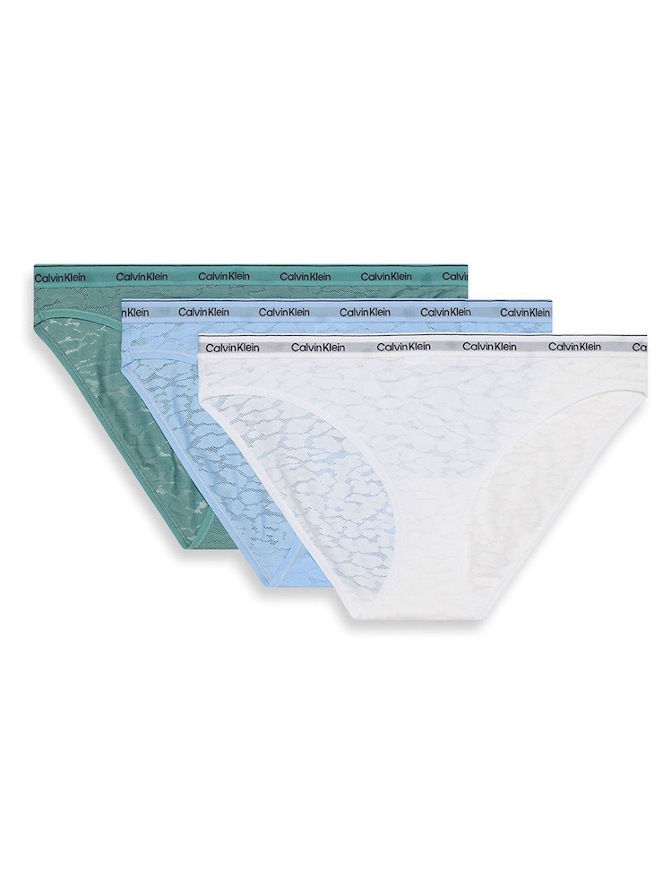 Calvin Klein 3 Pack Bikini Briefs Icon Lace - صورة 1 من 1 Calvin Klein 3 Pack Bikini Briefs Icon Lace - صورة 1 من 1
