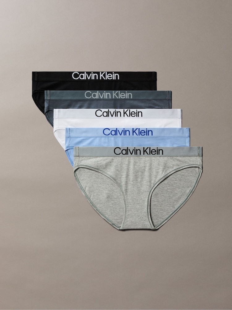 Calvin Klein White 5 Pack Bikini Briefs Maximum Cotton - Image 1 of 1 Calvin Klein White 5 Pack Bikini Briefs Maximum Cotton - Image 1 of 1