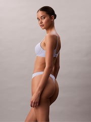 Calvin Klein White Thong Perfectly Fit - Image 4 of 6