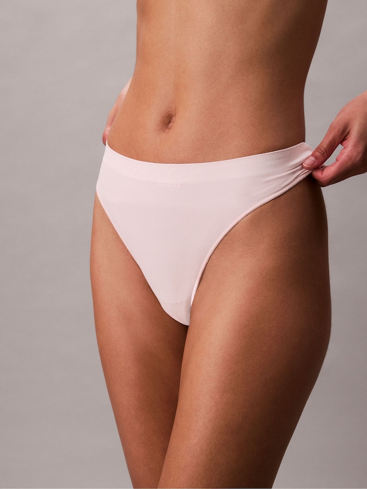 Calvin Klein Nude Thongs Bonded Flex Seamless - Image 1 of 6 Calvin Klein Nude Thongs Bonded Flex Seamless - Image 1 of 6