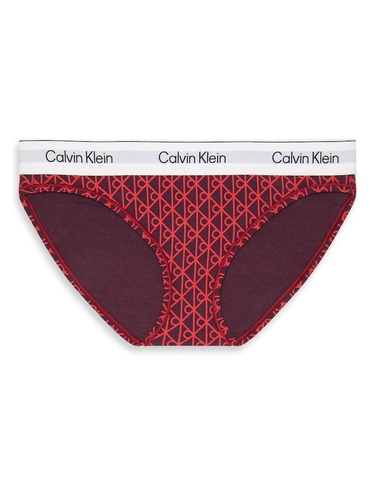 Calvin Klein Red Bikini Briefs Icon Cotton Modal - Image 1 of 1