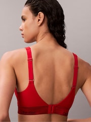 Calvin Klein Red Valentine Icon Cotton Modal Lift Bralette - Image 3 of 6