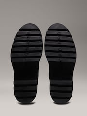 Calvin Klein Black Leather Chunky Heeled Chelsea Boots - Image 5 of 7