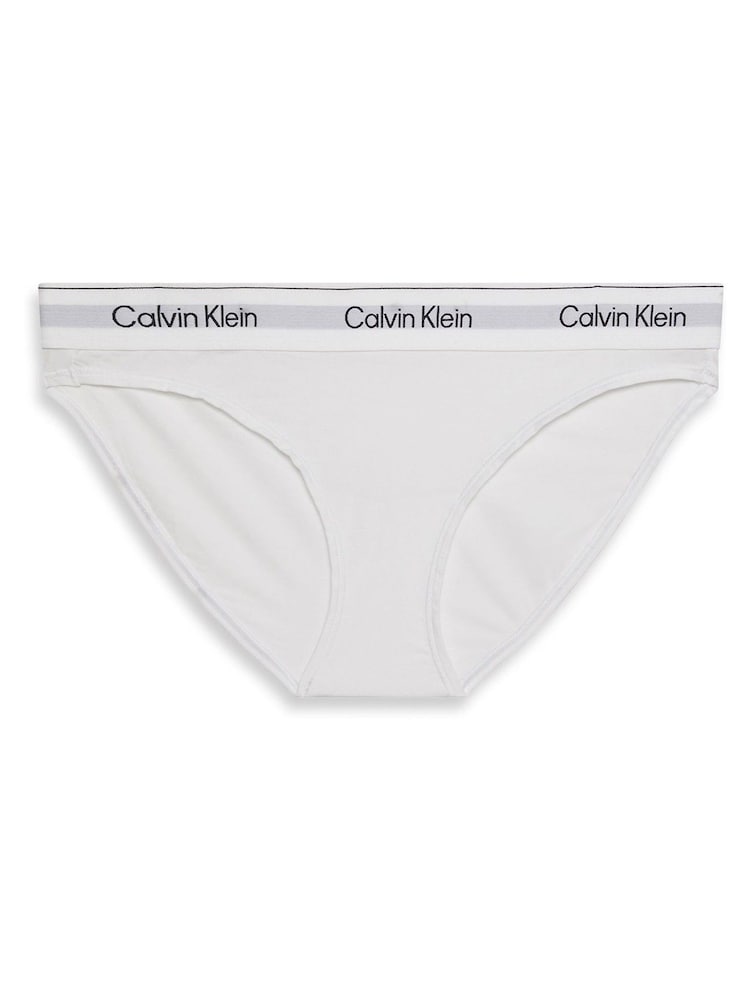 Calvin Klein White Bikini Briefs Icon Cotton Modal - Image 6 of 6 Calvin Klein White Bikini Briefs Icon Cotton Modal - Image 6 of 6