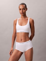 Calvin Klein White Icon Cotton Modal Boy Knickers - Image 1 of 6