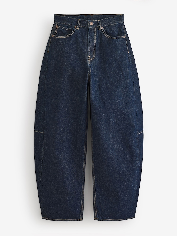 Calvin Klein Black High Rise Barrel Jeans - Image 7 of 7 Calvin Klein Black High Rise Barrel Jeans - Image 7 of 7