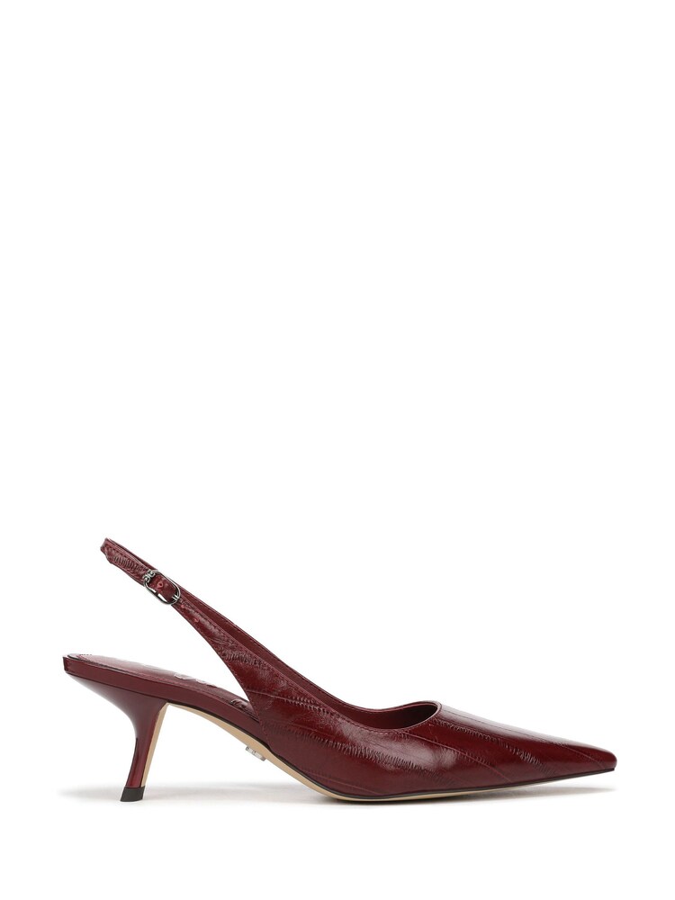 Sam Edelman Red Bianka Sling Regular Fit Slingbacks Shoes - Image 1 of 7 Sam Edelman Red Bianka Sling Regular Fit Slingbacks Shoes - Image 1 of 7