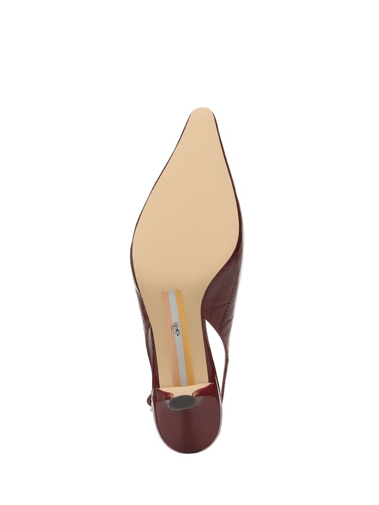 Sam Edelman Red Bianka Sling Regular Fit Slingbacks Shoes - Image 7 of 7