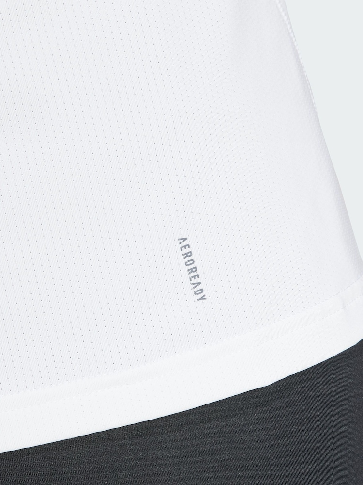 adidas White Designed for Training Tank Top - Image 4 of 4 adidas White Designed for Training Tank Top - Image 4 of 4