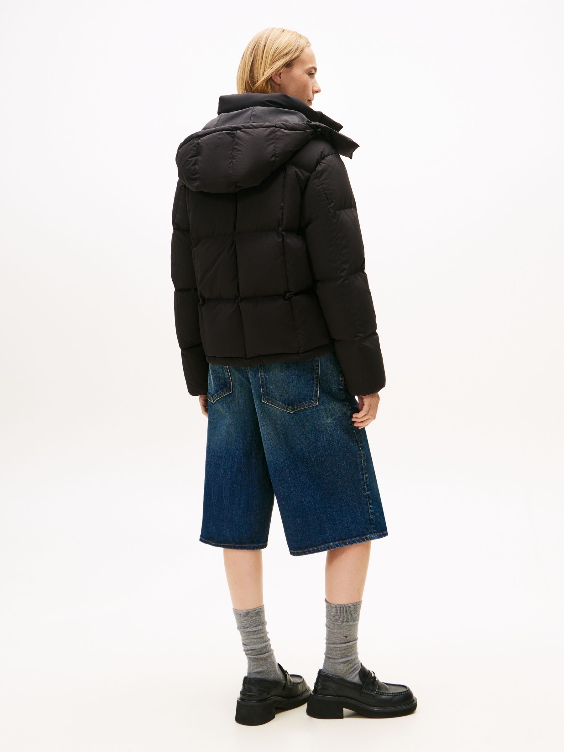 Buy Tommy Jeans Black Down Hooded Alaska Puffer Jacket from Next USA