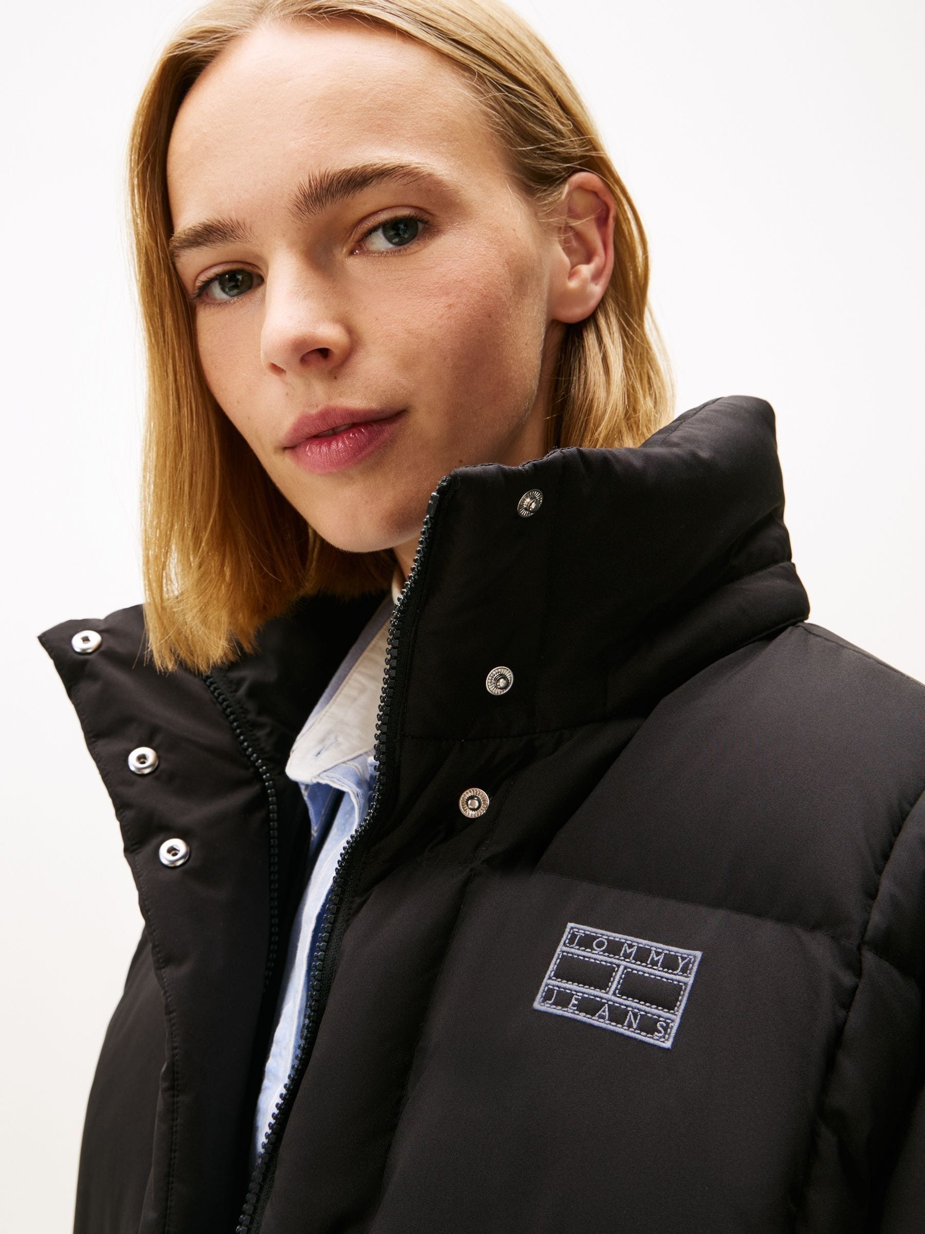 Buy Tommy Jeans Black Down Hooded Alaska Puffer Jacket from Next USA