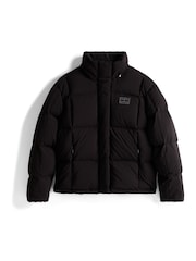 Tommy Jeans Black Down Hooded Alaska Puffer Jacket - Image 5 of 5
