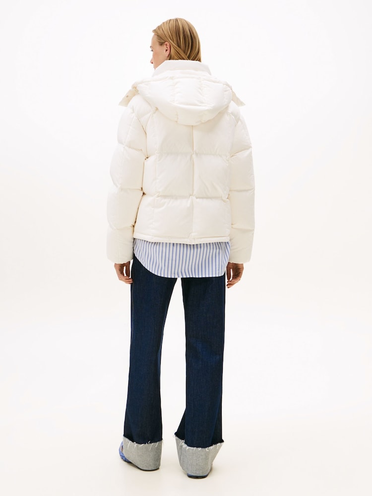 Next：日本 ホワイト - Tommy Jeans ダウン フード付き アラスカ 
