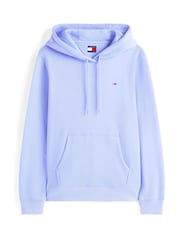 Tommy Jeans Blue Flag Embroidery Drawstring Hoodie - Image 5 of 5