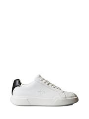 Calvin Klein White Leather Durable Traction NYC Trainers - Image 1 of 6