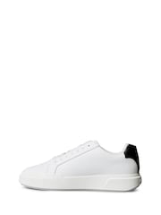 Calvin Klein White Leather Durable Traction NYC Trainers - Image 2 of 6