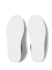 Calvin Klein White Tumbled Leather Flexible Sole Trainers - Image 5 of 6