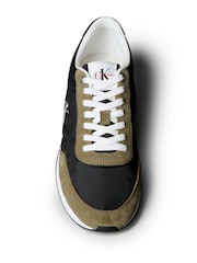 zelena - Calvin Klein tekaški športni copati iz mešanice semiša z logotipom Signature - Slika 5 iz 6