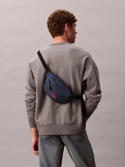 modra - Calvin Klein Nylon Monogram Logo Waistpack - Slika 2 iz 2