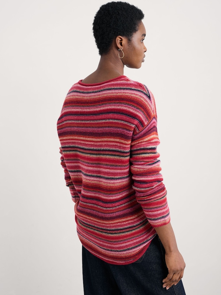 Seasalt Cornwall Pink Fruity Jumper - Image 2 of 5