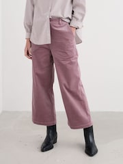Seasalt Cornwall Purple Asphodel Cord Trousers - Image 1 of 5