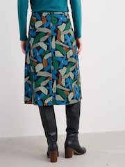Seasalt Cornwall Blue Forest View Skirt - Image 2 of 5