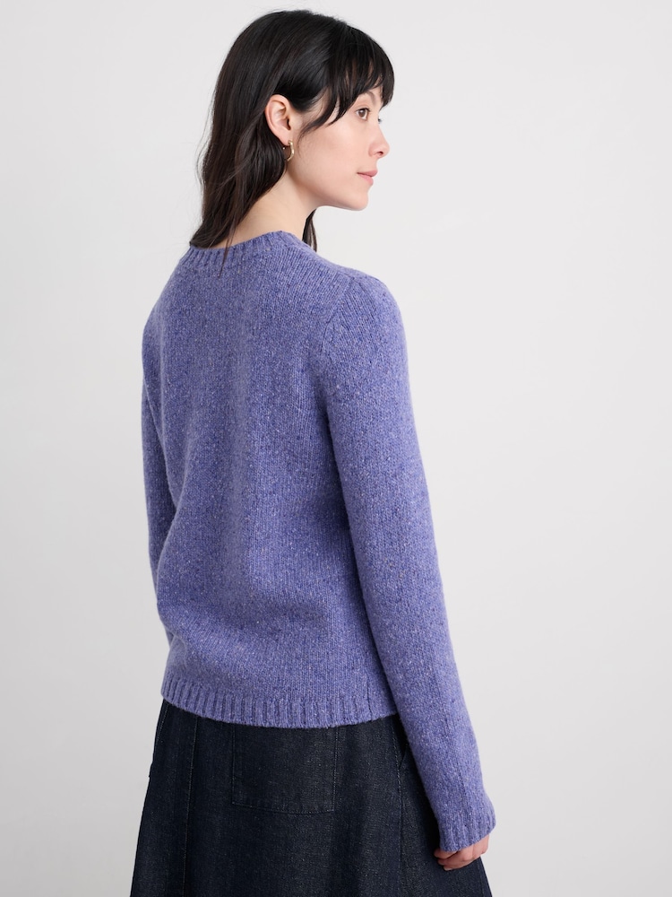 Seasalt Cornwall Purple Dawson Pick Jumper - Image 2 of 5