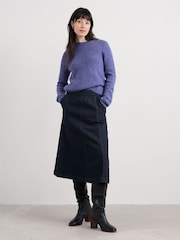 Seasalt Cornwall Purple Dawson Pick Jumper - Image 3 of 5