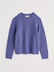 Seasalt Cornwall Purple Dawson Pick Jumper - Image 4 of 5