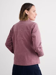 Seasalt Cornwall Purple Brightwork Cut Cord Jacket - Image 2 of 5