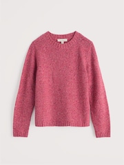 Seasalt Cornwall Orange Dawson Pick Jumper Made With Merino - Image 5 of 5